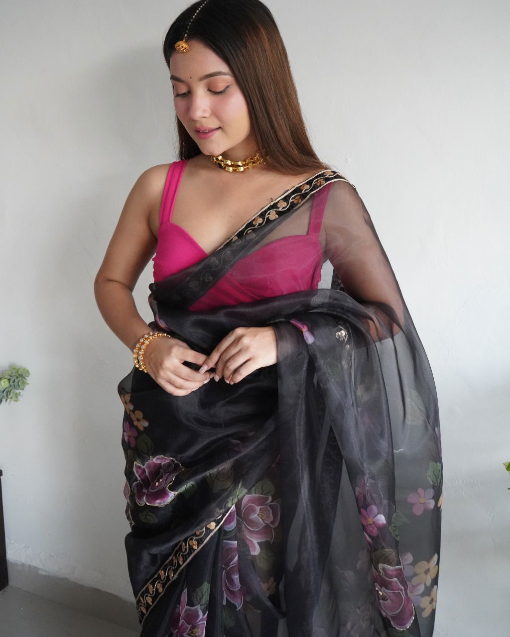 Nilam 01 Fancy Organza Wholesale Party Wear Sarees Catalog
